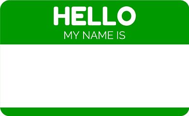 name hello stickers sticker redbubble