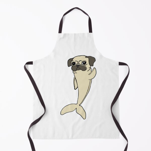 Item preview, Pug x dolphin designed and sold by DolphinsDoodle.