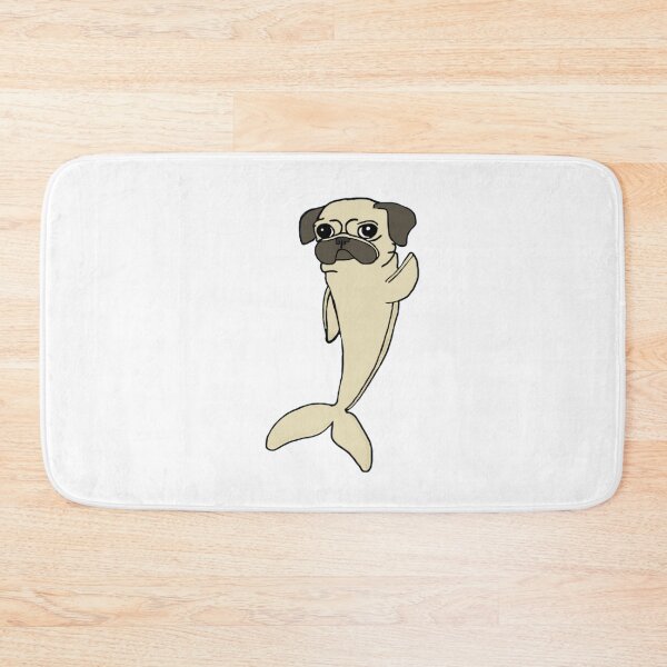 Item preview, Pug x dolphin designed and sold by DolphinsDoodle.
