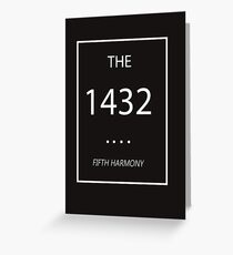 Tarjeta de felicitación The 1432 - Fifth Harmony