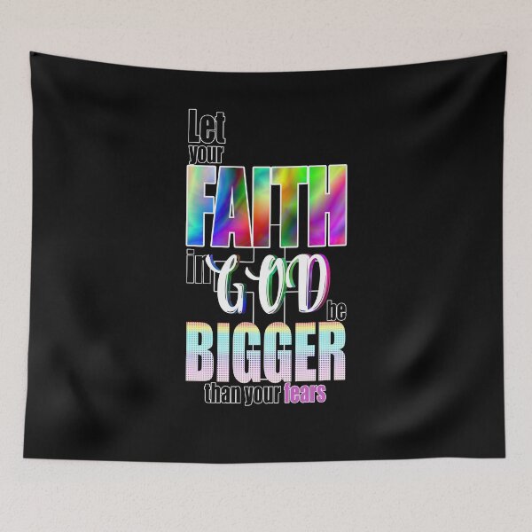 Item preview,   let your Faith be bigger than your fears cross designed and sold by Crystalsgraphix.