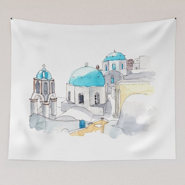 Item preview, Imerovigli Village designed and sold by Jordan Blackstone.