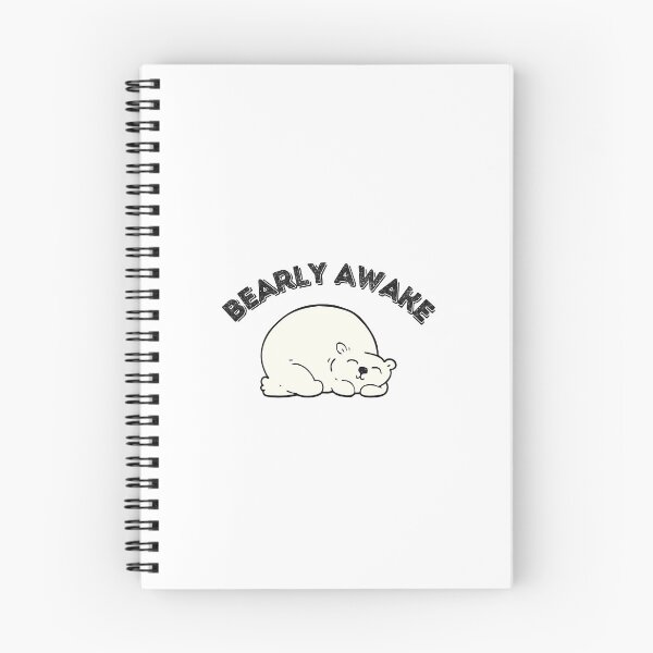 Item preview, Bearly Awake - Cute Funny Animal Pun designed and sold by yumiso.