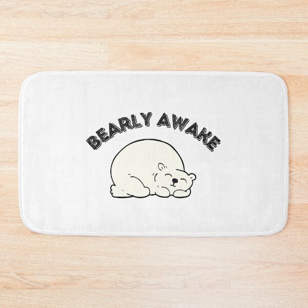 Item preview, Bearly Awake - Cute Funny Animal Pun designed and sold by yumiso.