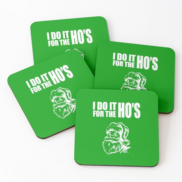 Item preview, Mens I Do It for The Hos Funny Santa Claus Christmas Design designed and sold by chris-ellis-art.