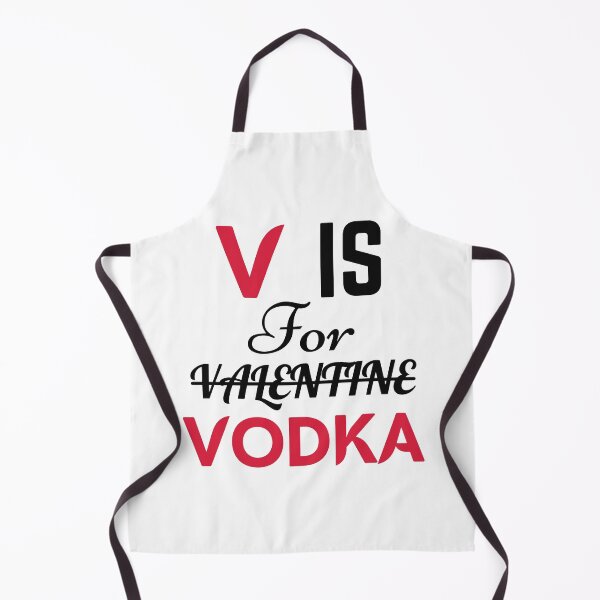 Item preview, V is for Vodka Valentine shirt designed and sold by Gymmer-Life.