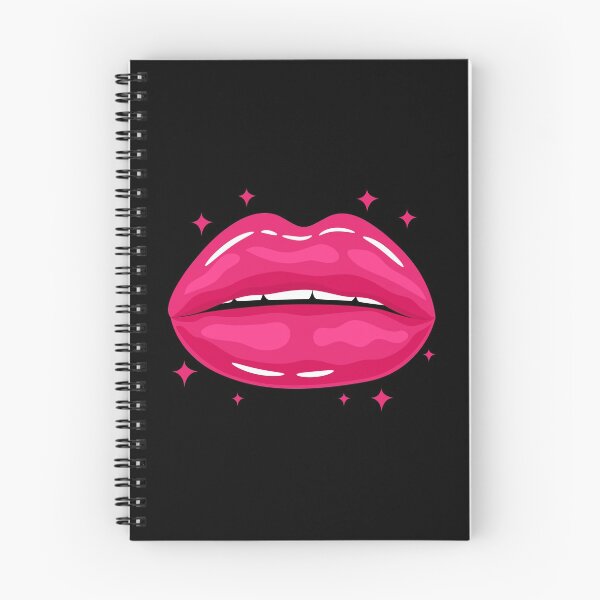 Item preview, Valentine Glossy Lips in PINK Baby Color with stars sparkle designed and sold by MisPuHoney.