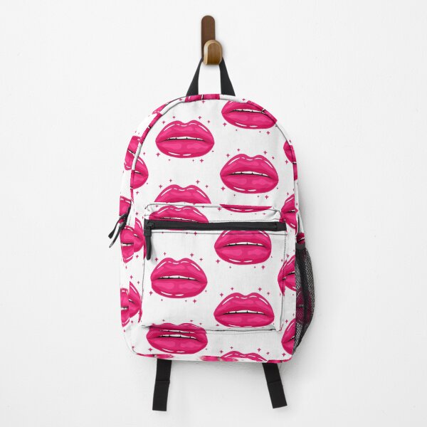 Item preview, Valentine Glossy Lips in PINK Baby Color with stars sparkle designed and sold by MisPuHoney.