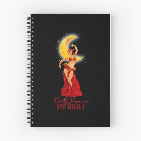 Item preview, Belly Dancer By Night!  (Red/Yellow on Black) designed and sold by PawsitiveMum.