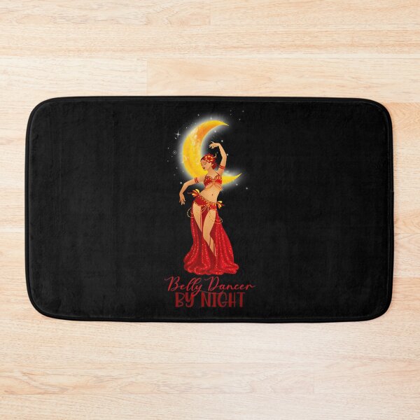 Item preview, Belly Dancer By Night!  (Red/Yellow on Black) designed and sold by PawsitiveMum.