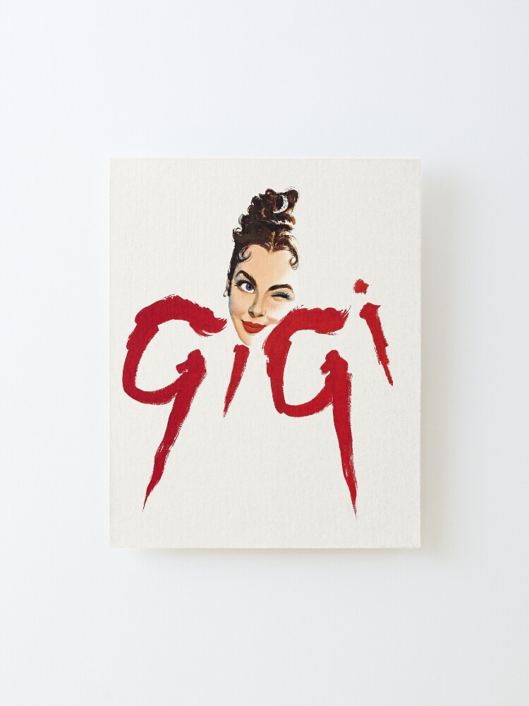 Alternate view of Gigi Movie Poster Mounted Print