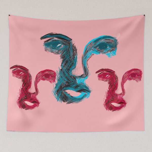 Item preview, Sketched faces  designed and sold by rebeccambruyere.