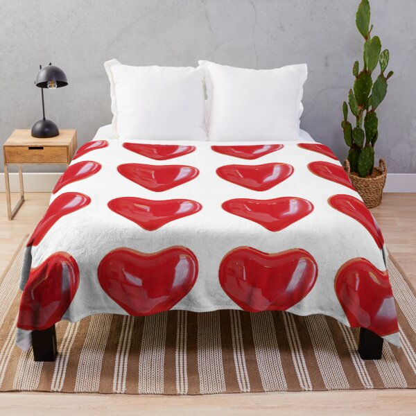 Item preview, big red hearts pattern 3d designed and sold by kombos.