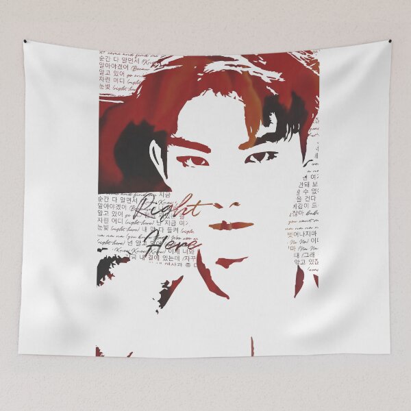 Item preview, The Boyz Hwall X Georgia O'Keeffe Painting Linoprint designed and sold by taeleesa.