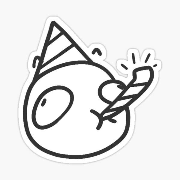 Borfday Sticker