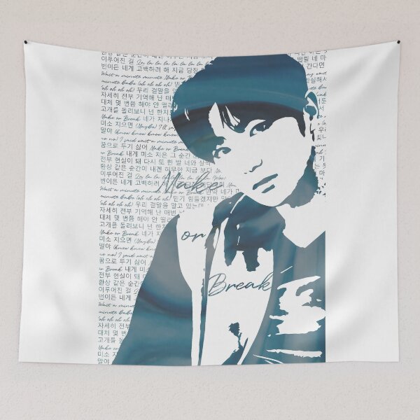 Item preview, The Boyz Hyunjae X Georgia O'Keeffe Painting Linoprint designed and sold by taeleesa.