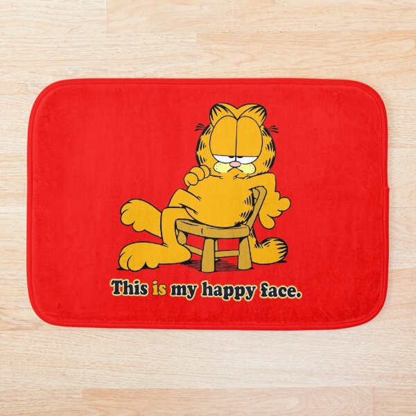 Garfield Happy Face Bath Mat