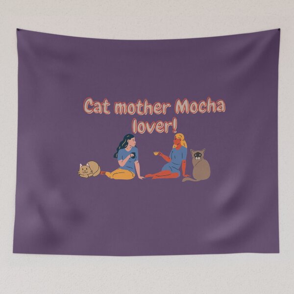 Item preview, Cat and mocha lovers designed and sold by PallaviS.