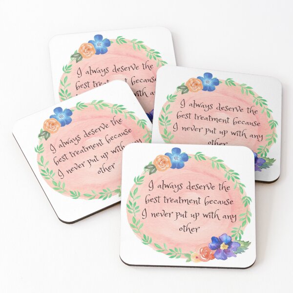Item preview, Jane Austen- Emma's Wisdom "I always deserve the best treatment..." designed and sold by 4m3thystD3s1gns.