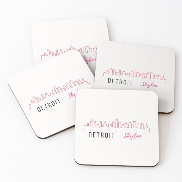 Item preview, Detroit City Skyscraper Skylines designed and sold by OnTheTrend.