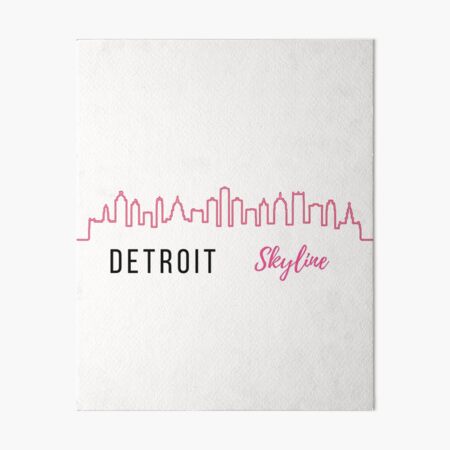 Artikel-Vorschau von Wolkenkratzer-Skylines von Detroit City, designt und verkauft von OnTheTrend.