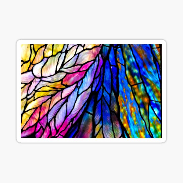 Stained Glass by Louis C. Tiffany Sticker
