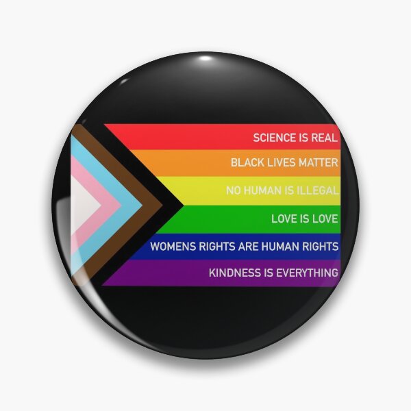 Progress Pride Flag 2 Pin