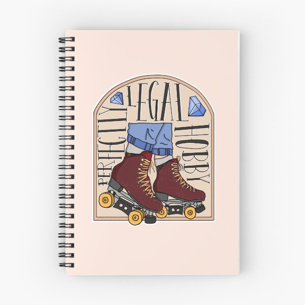 Item preview, Roller Skating is a Perfectly Legal Hobby - Cream designed and sold by Scribbles by Sam.
