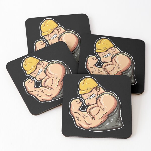 Item preview, Muscled Worker designed and sold by EverythingKawai.