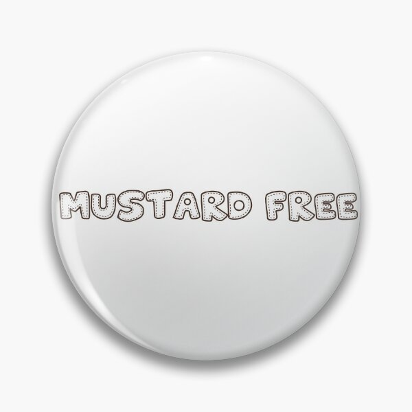 Item preview, Mustard Free Food Allergy Awareness Stitch Letter Graphic designed and sold by lilytepper.