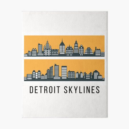 Artikel-Vorschau von Wolkenkratzer-Skylines von Detroit City, designt und verkauft von OnTheTrend.
