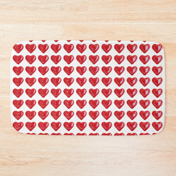 Item preview, small red hearts pattern 3d  designed and sold by kombos.