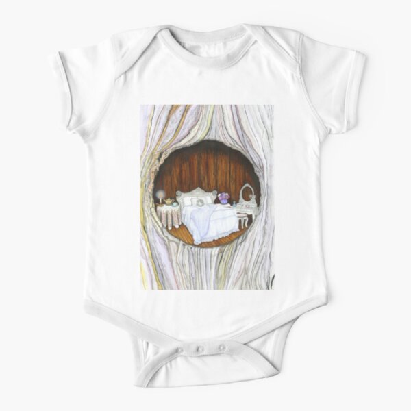 Poppy The Pygmy Possum SWEET DREAMS Watercolour Illustration Short Sleeve Baby One-Piece