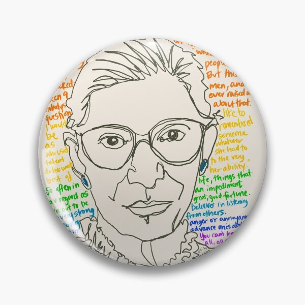 Item preview, The Honorable Ruth Bader Ginsburg. 1933-2020. designed and sold by swellart.
