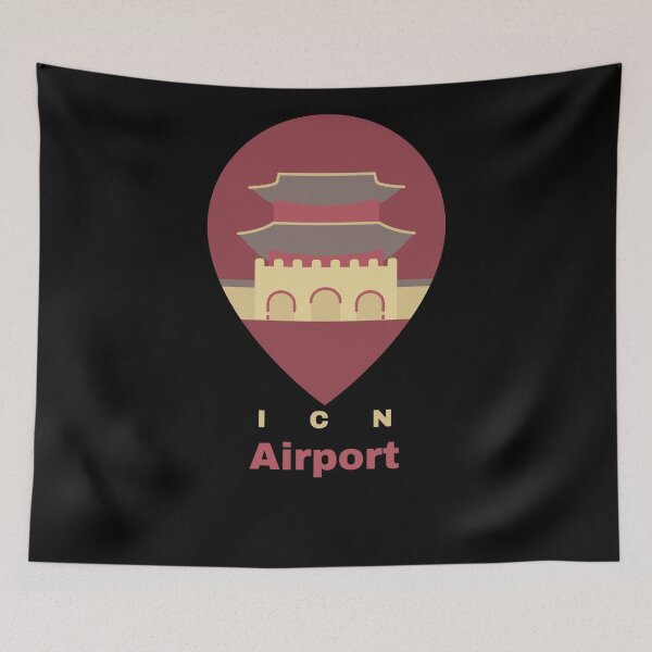 Artikelvorschau, ICN Flughafen, Incheon Flughafen, Seoul Ziel entworfen und verkauft von funnylittleshop.
