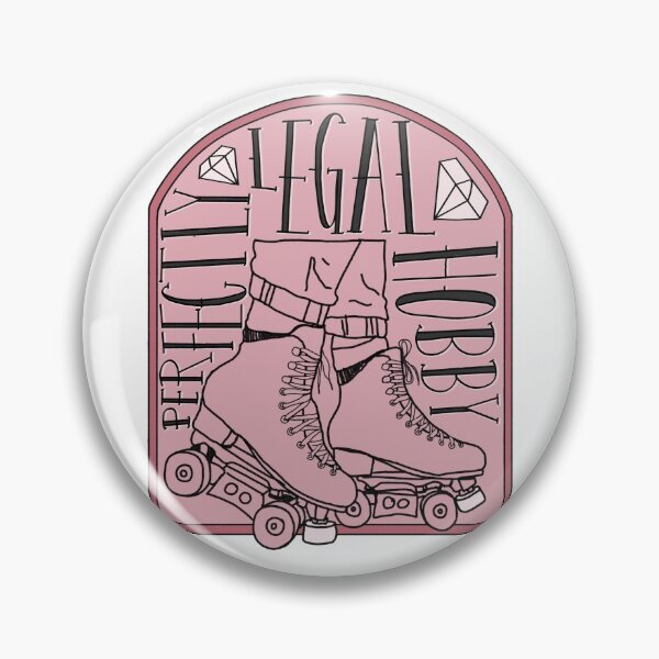 Artikelvorschau, Rollschuhlaufen ist ein perfekt legales Hobby - Pink entworfen und verkauft von Scribbles by Sam.