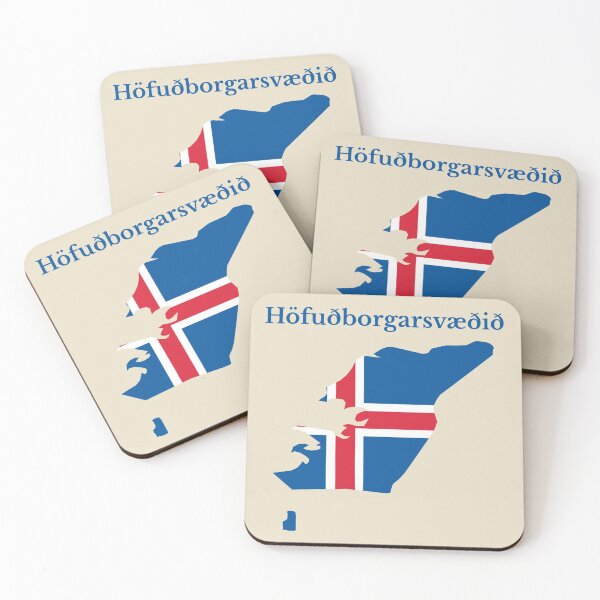 Item preview, Iceland Capital Region Map. designed and sold by marosharaf.