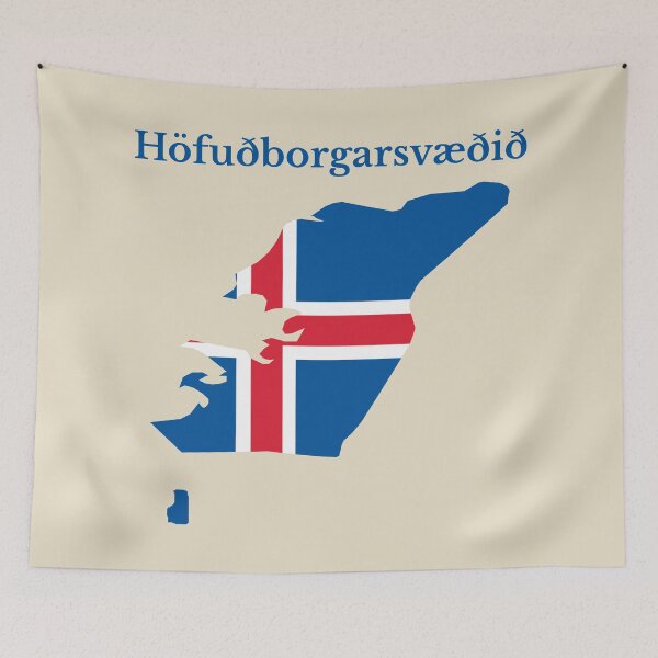 Item preview, Iceland Capital Region Map. designed and sold by marosharaf.