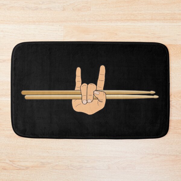 Item preview, Drummer Drumsticks Rocker Musician Heavy Metal Design designed and sold by Bill Herrin.