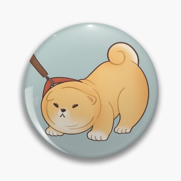 Item preview, Stubborn Shibe (Cream) designed and sold by minkipp.