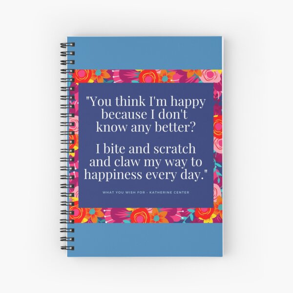 HOW TO BE HAPPY Spiral Notebook