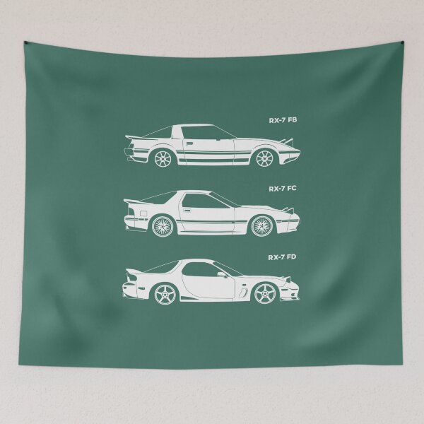 Item preview, RX7 FB FC FD Generations designed and sold by MiracleMockup.