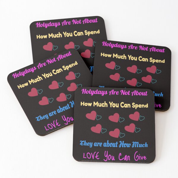 Item preview, Holydays Are Not About How Much You Can Spend Gift designed and sold by LYSandCo.