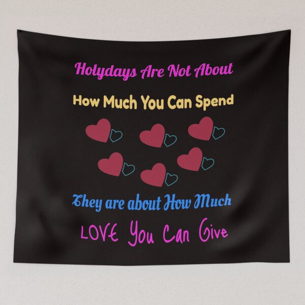 Item preview, Holydays Are Not About How Much You Can Spend Gift designed and sold by LYSandCo.