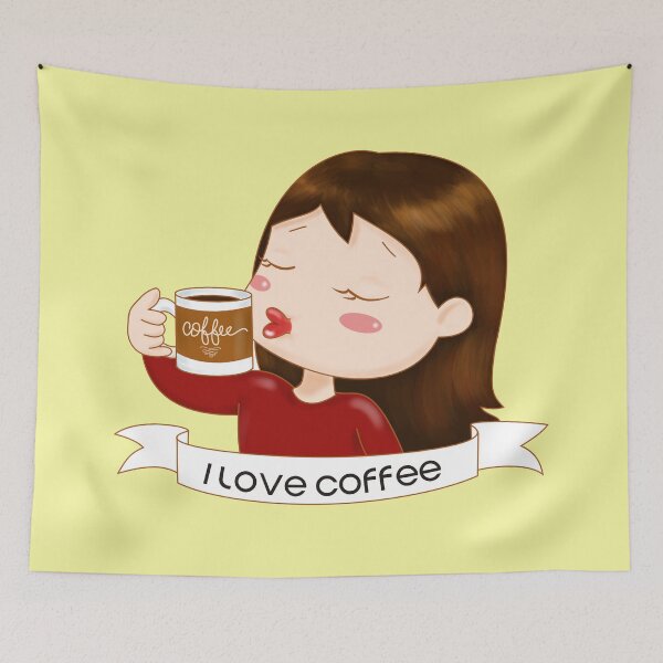 Item preview,  coffee kiss designed and sold by chrisbats.