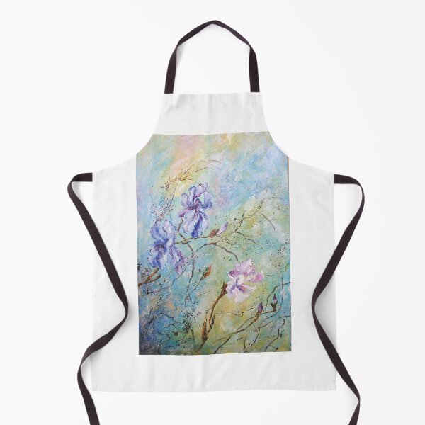 Item preview, Vintage Irises original painting designed and sold by BeeTartprints.