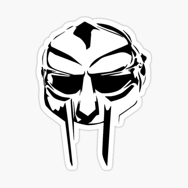 a masked man called doom Sticker