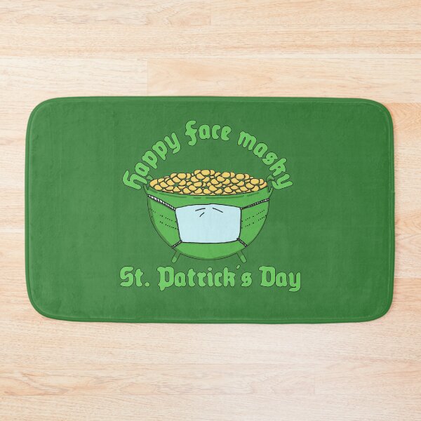 Item preview, Happy Face Masky St. Patricks Day - Pot Of Gold designed and sold by Chubuter.