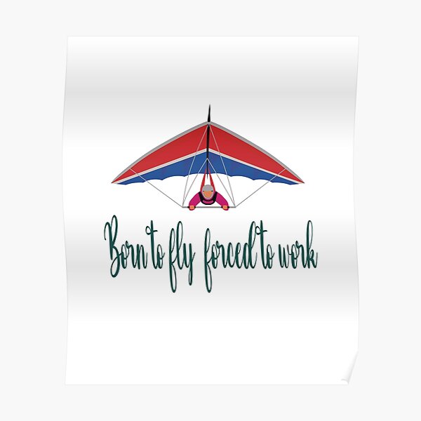 Posters Sur Le Theme Citation De Parapente Redbubble