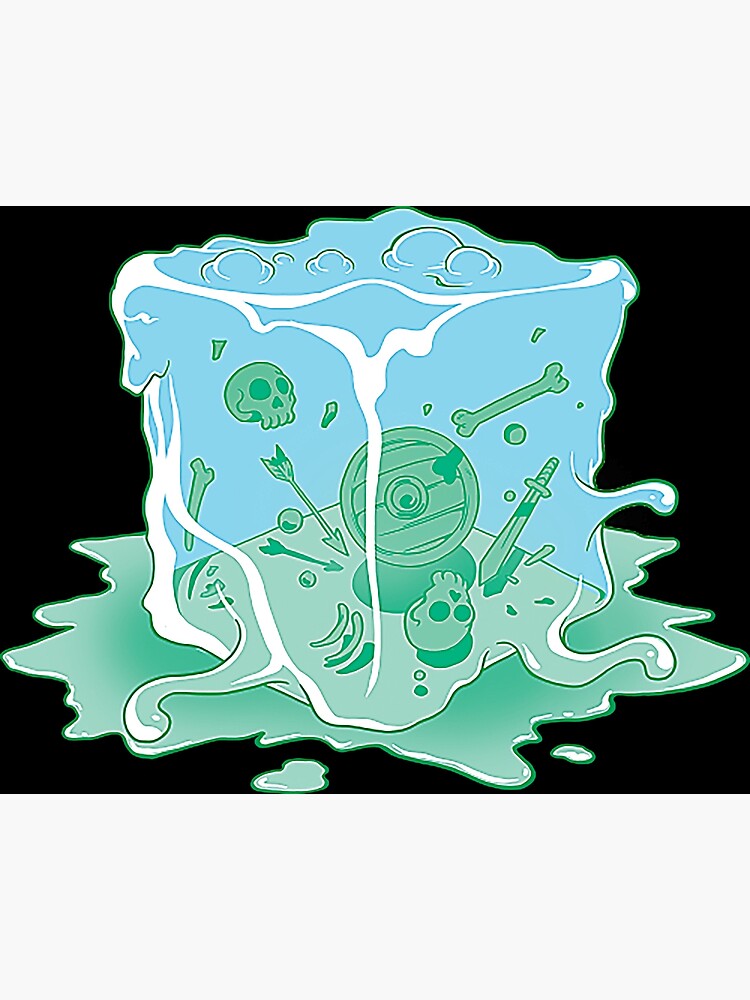 "Gelatinous Cube Shirt" Poster for Sale by Alpenliebe21r Redbubble